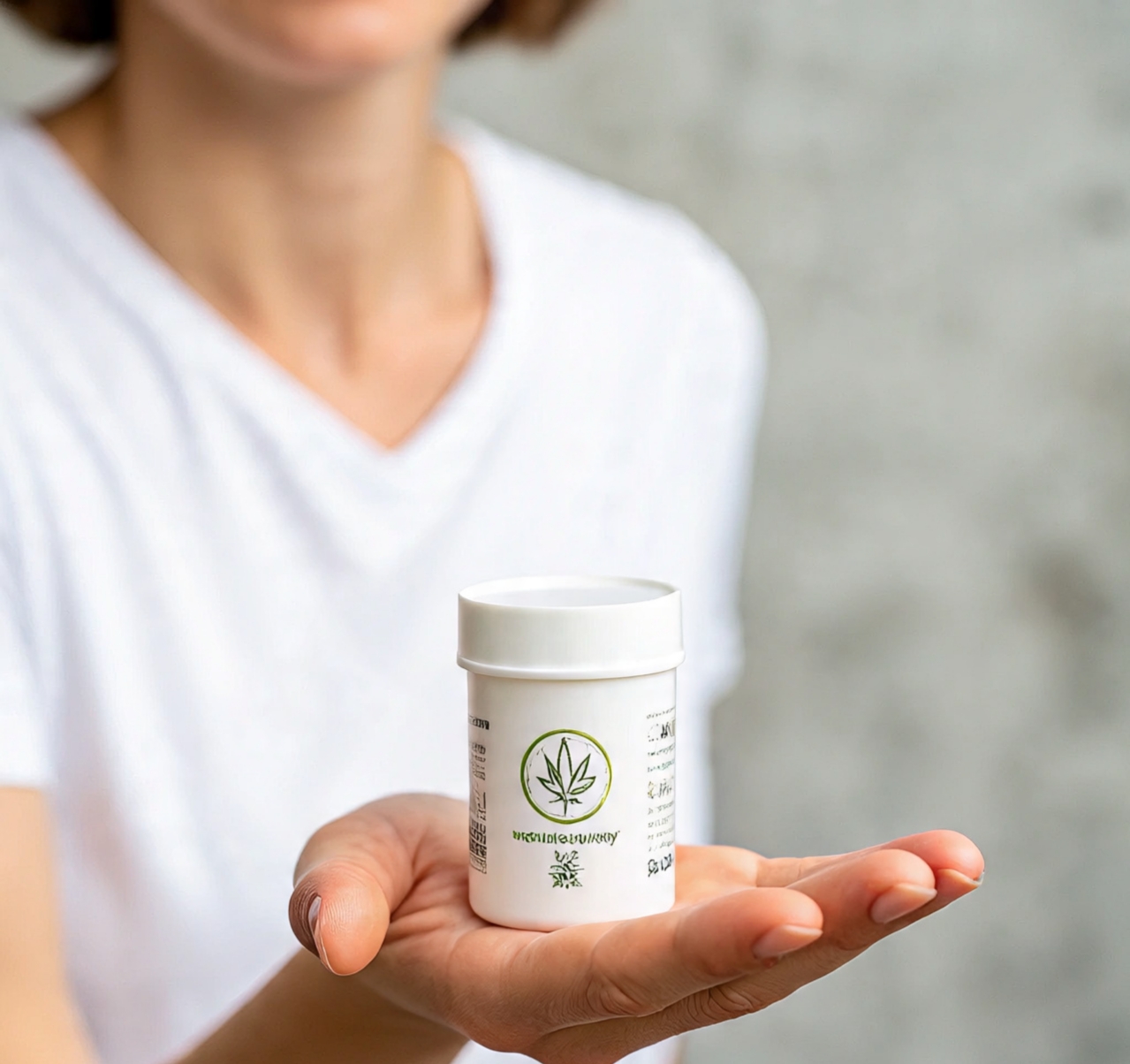"Patient receiving prescribed medical cannabis from a licensed UK pharmacist"